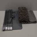 Wall Cleaner Mop with Long Handle, Wall Dust Cleaning Mop for Washing Walls with 2 Microfiber Reusable Pads,Floor Dry Wet Dust Mops for Wall Washer, Floor,Ceiling Cleaner (Gray)