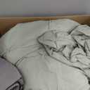 Bedsure Queen Comforter Set Sage Green - Bed in a Bag Queen Size Bedding 7 Pieces, GentleSoft Pintuck Bed Set Gift for Family, Pinch Pleat All Season Comforter with Sheets, Pillowcases & Shams