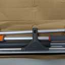 Eazer Floor Squeegee Broom: Heavy Duty Scrubber with Extendable 60'' Aluminum Pole and Rubber Blade for Kitchen, Swimming Pool, Concrete Floors,Shower,Tiles,Garages,Windows,Glass,Pet Hair Removal