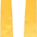 Unisex Matte Graduation Cap and Gown with Stole Honor Cords Set for High School College Bachelor (Black)