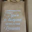 Engrowtic 100 Pcs Employee Appreciation Gift Bags Bulk Thank You Gifts Small Kraft Party Favor Paper Bags with Handles for Women Team Staff Coworker Teacher, 8.3 x 3.1 x 6(Brown)