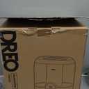 DREO 6L Top Fill Humidifiers for Bedroom, 60H Runtime 28 dB Quiet Supersized Cool Mist Air Humidifiers for Large Room, Baby Nursery, Plant, Indoor, Night Light, Easy to Clean, Precise Humidity Control (Gray)