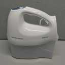 Hamilton Beach 6-Speed Electric Hand Mixer with Whisk, Traditional Beaters, Snap-On Storage Case, 250 Watts, White