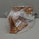 Corner Bamboo Bread Box for Kitchen Counter Large Capacity Rustic Bread Storage Container with Wavy Arcylic Transparent Door Vintage Storage for Homemade Bread (Natural Bamboo)