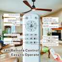 42 inch Ceiling Fan with Light.3 Blades Ceiling Fans with Lights, Walnut Wooden Ceiling Fans for Kids Room Study and Garage,Reversible DC Motor,Noiseless Indoor Outdoor chandelier ceiling fan