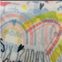 Peva Shower Curtain Happy Rainbows