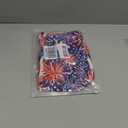 Remimi Girls 4th of July Sleeveless Dresses Summer Beach Tank Sundress, USA Fireworks, Size L