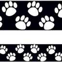 2 x Teacher Created Resources Pay Prints Straight Border Trim, Black/White (4642)