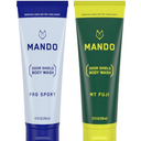 Mando Odor Shield Body Wash - Pro Sport and Mt Fuji Scents - 24 Hour Control, Removes Odor Better than Soap | SLS and Paraben Free, Skin Safe 2Pack