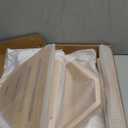 Shower Foot Rest 13.8in, Bamboo Shower Stool for Shaving Legs, Waterproof Corner Shower Stool with Storage Shelf, Shower Foot Stool for Inside Small Shower Spaces