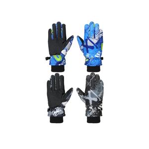 Honoson 2 Pairs Kids Snow Gloves Winter Waterproof Kids Ski Gloves Youth for Girls Boys Outdoor Toddler Snowboard Warm Clothes, 4-6 Y