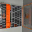 KastKing HyperSeal Waterproof Tackle Box, 3700 Deep Tackle Trays, Fishing Tackle Box Organizer With Removable Dividers, Fishing Gear & Fishing Accessories Storage (3700(2 Pack with compartment))