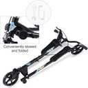 3 Wheel Foldable Scooter Swing Scooter Tri Slider Kick Wiggle Scooters Push Drifting with Adjustable Handle for Teen/Man/Woman Age 12+(Max. 220 lbs)