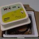 Incubators for Hatching Eggs - 12 Eggs - Ideal All Ages | Egg Incubator with Automatic Egg Turning and Humidity Control - Integrated Egg Candler - Okkobi OBI-12 (Yellow)