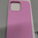 ORNARTO Compatible with iPhone 13 Pro Case 6.1, Slim Liquid Silicone 3 Layers Full Covered Soft Gel Rubber Case Cover 6.1 inch-Cherry Blossom