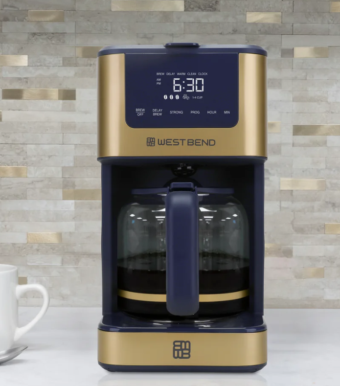Westbend Timeless 12 Cup Coffee Maker Blue