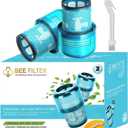 Dyson V15 Filter, 2-Pack Premium True HEPA Replacement Filters Compatible with Dyson V15 Detect, V15 Detect Absolute, V15 Submarine, V15 Detect Filter, V11 Animal Filter, V11 Filter, Part no 970013-02