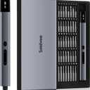 Mini Electric Screwdriver Set, Small Electric Precision Screwdriver with 5 Torque Levels, Max 0.75N.m, 500mAh Battery, 50-in-1 Cordless Power Screwdriver Kit for Laptop, Phone & Electronics Repair