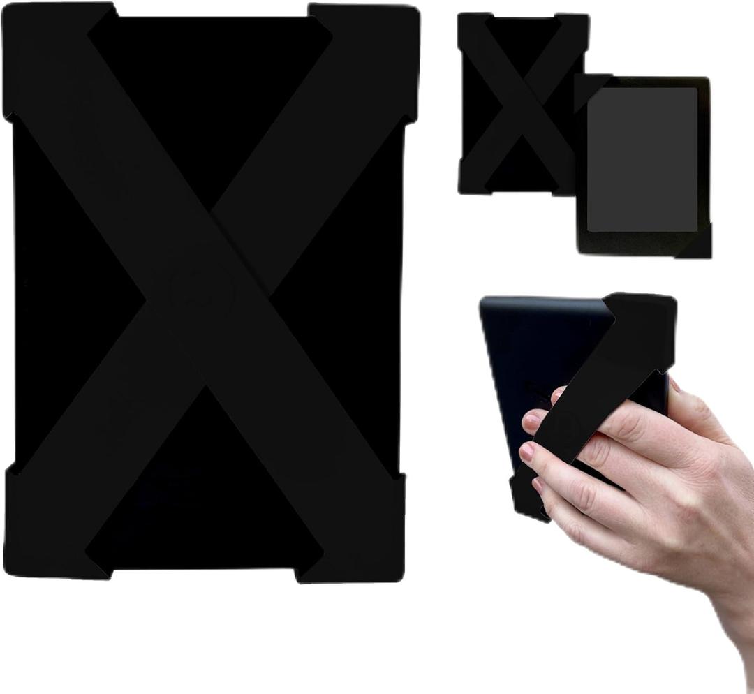 Strapsicle Hand Strap Accessory for Kindles & Kobos - Paperwhite 2024 & 2021, Signature Edition, Colorsoft - 2 Straps - Lightweight Grip for Endless Reading Comfort - Large - Black (Large Paperwhite Signature Colorsoft 6.8 Gen 11 12)