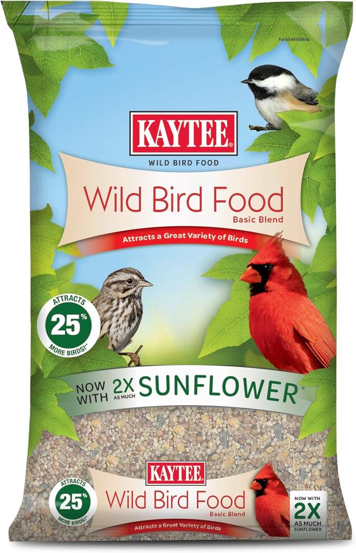 Kaytee Wild Bird Food Basic Seed Blend, 5 lb (EXP 08/04/26)