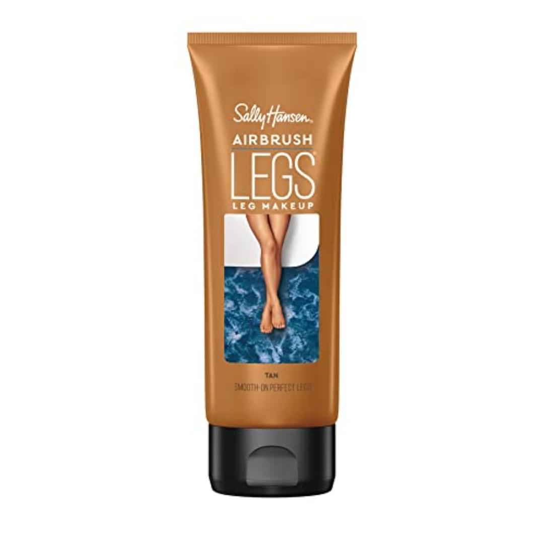 Sally Hansen Airbrush Legs Leg Makeup Lotion | Easy Application, Flawless-Looking Legs, Water-Resistant, Transfer-Proof | Tan | Natural Tan Finish (4.4 Fl Oz (Pack of 1))