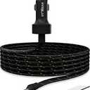 Starlink Mini Cable 12V Power Cable 3M/10FT, Braided Wear-Resistant Starlink Mini Accessories Cigarette Lighter to DC Cord, 12V-48V Car Charger Car Adapter