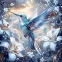 Morudeor Hummingbird Diamond Painting Kits for Adult Beginners, 5D Birds Flowers Diamond Art, DIY Round Full Drill Diamond Dot Gem Art Kits for Home Decor 13.8 X 13.8 Inch