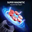 2 x TT&C Phone Holder for Car Universal Magnetic N52 6pc Air Vent Phone Mount for Car, 360 Adjustable Super Strong Magnet for iPhone, Galaxy, Google Pixel and Other Smartphones