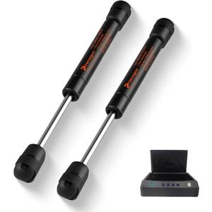 SX082P20 8.5 inch 20 lbs 89 N Gas Struts, 2 pcs 8" Prop Shocks for Truck Pickup Tool Box,Sentry Safe Door, RV Overhead Cabinet Door, Toy Box Door Spring (No mounting Brackets)