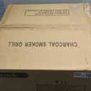 Realcook Charcoal BBQ Smoker Grill - 20 Inch Vertical Smoker for Outdoor Cooking Grilling