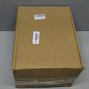 6 Pack Black Storage Bins with Lids Stackable Storage Container for Organizing, Black Storage Boxes with Handle for Shelves, Cute Organizer Bins for Craft, Snacks, 9.85x6.9x5.7 inch