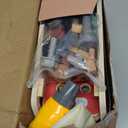 Vanplay Kids Tool Set for Boys - Montessori Toys for 3 4 5 Year Old Boy Christmas Birthday Gifts - 47 Pcs Wooden Toddler Tool Kits with Drill, Learning Educational Construction Toy for Kids Age 3-5