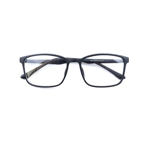 Livho Rectangular Eyeglasses Blue Light Blocking TR Frame Reading Glasses Computer Reader Plain Sunglasses Reduce Fatigue (Color : Black-1, Size : +350)