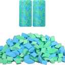 Bean Bag Filler, 10 Pounds Comfortable and Soft Shredded Memory Foam Filling Without Gel, Premium Random Colors BeanBag Stuffing for Various Pillows/Punching Bag/Couch Cushions/Pouf/Dog Bed