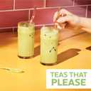 TAZO Green Tea Matcha Latte Concentrate, Sweetened with Notes of Honeydew Melon & Tropical Fruit, for Hot or Iced Lattes, Mocktails, Easy-to-Serve, 32 oz Carton (Pack of 2)