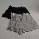 Hanes Women's Originals Comfywear Sleep Shorts (2 Pack) (Heather Grey Marle/Black) 
X-Small