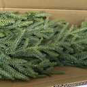 ENVEN 4FT Pre-Lit Artificial Norfolk Pine Christmas Tree Realistic Potted Tree with 100 LED Lights & 8-Function Battery Box, Pre-Assembled Faux Holiday Dcor for Indoor Use