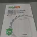 Stainless Steel Cutting Board for Kitchen, 2-in-1 Double-Sided Chopping Board, Food Grade Stainless Steel/PP, Easy to Clean, Large Size, Non-Slip, 1611