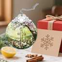 Religious Ornament, Stained Glass Christmas Decorations, Christmas Ornaments for Tree, Holiday Ornament, Cross Gifts, Holiday Party Gifts, Gift Ideas & Xmas Gift