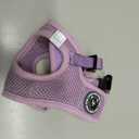 EcoBark Teacup Dog Harness - Step in Luxury Dog Harnesses for Teacup Breed Dogs - Reflective and Adjustable Mini Body Halter Vest -Tiny Soft Mesh Toy Breed Harness (Lavender, XXS) (XXS- 4 to 5 lbs- Chest Up to 11 in (Pack of 1))