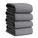 Brosive Incontinence Pads for Bed 36x52 Inch(4Pack),Hide Stain Washable Bed Pads for Adult,Non Slip Heavy Absorbency Bed Wetting Pads for Elderly,Bed Protector Pad,Reusable Waterproof Bed Pad Washable, Gray