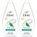 Body Wash - Fresh Care by Dove for Unisex - 15.2 oz Body Wash (Pack of 2)