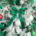 MEEDEE Hunter Green Velvet 1-1/2 Inch Thick Velvet Wired Ribbon 25 Yards Spool for Gift Wrapping, Tree Garland, Wreaths, Bows, Crafts Supply