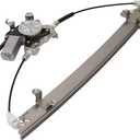 TUCAREST 741-348 Front Left Power Window Lift Regulator with Motor Assembly (Driver Side;w/2 Pin Connector) Fit for 2005-2015 Ni-ssan Frontier Xterra, 05-10 Pathfinder [# WL44153 80721EA000]