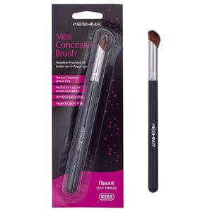 Mini Concealer Brush by Keshima, for Under Eye, Nose & Precision Touch-Ups ; Seamless Blending, Streak-Free Finish with Soft Dense Bristles for Liquid, Cream & Powder ; Vegan & Cruelty-Free