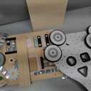 Asweets Wooden Baby Walker Push and Pull Learning Activity Walker Kids Activity Toy Multiple Activities Center Develops Motor Skills & Stimulates Creativity (Natural)