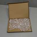 Gikboup 160 Pcs Fake Ice Cubes for Vase Filler, Fake Diamonds 22 * 18mm Acrylic Rocks for Vases, Plastic Gems, Artificial Crushed Ice Props for Sensory Bin Filler, Table Confetti, Faux Centerpieces