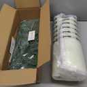 SUNROX Gel Memory Foam Chair Cushions, FadeShield Water-, Stain-Resistant Durable Reversible Seat Cushion Pads with Ties for Indoor/Outdoor Kitchen Dining Office, 19"x19", Set of 4, Heather Fern