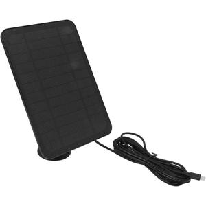 4W 5V Solar Panel for for for Blink Security Camera IP65 Waterproof Solar Charger with 360 Degree Bracket Solar Panel Security Camera (Black)