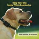 GPS Wireless Dog Collar Fence System - No Monthly Fee App Control, Custom Polygon Boundary & Remote Training, Free Phone Tracker for Up to 5 Pets, Virtual Electric Fence for Dogs, Black